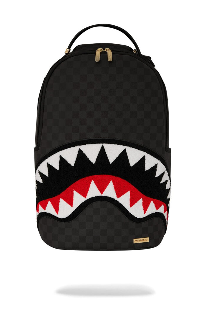 Zaino Sprayground BLACK CHENILLE SIP DLXSV BACKPACK Nero
