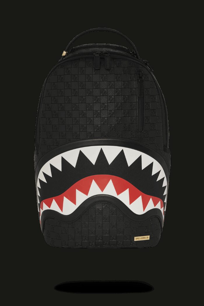 Zaino Sprayground BLACK OUT SHARKS IN PARIS DLXSV BACKPACK Nero