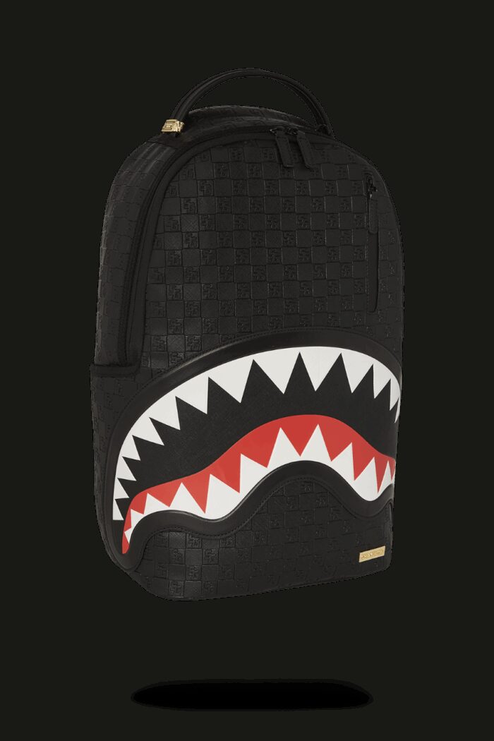Zaino Sprayground BLACK OUT SHARKS IN PARIS DLXSV BACKPACK Nero