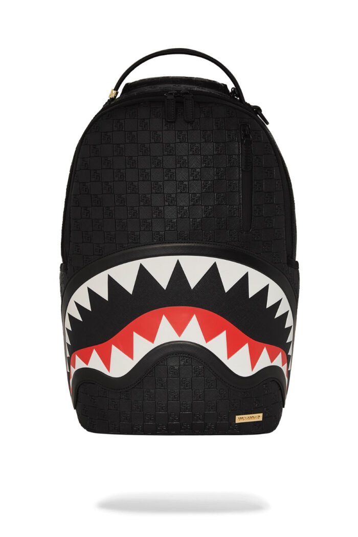 Zaino Sprayground BLACK OUT SHARKS IN PARIS DLXSV BACKPACK Nero