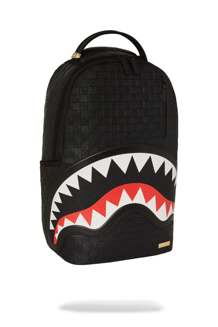 Zaino Sprayground BLACK OUT SHARKS IN PARIS DLXSV BACKPACK Nero
