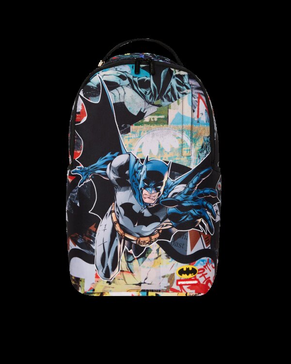 Zaino Sprayground DC BATMAN COLLAGE SHARK DLXR BACKPACK Nero - Foto 1