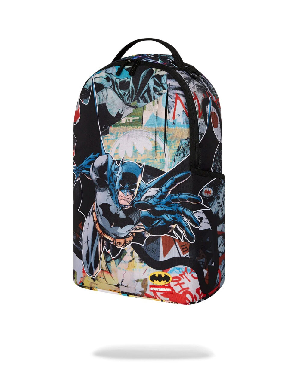 Zaino Sprayground DC BATMAN COLLAGE SHARK DLXR BACKPACK Nero - Foto 5