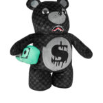 Zaino Sprayground DRIPPING SHARKS IN PARIS MONEYBEAR TEDDY BEAR Nero - Foto 3
