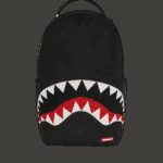 Zaino Sprayground FLY KNIT MOUTH DLX- SATIN BACKPACK Nero - Foto 1