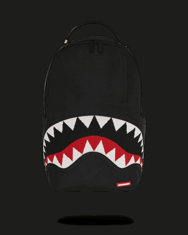 Zaino Sprayground FLY KNIT MOUTH DLX- SATIN BACKPACK Nero - Foto 1