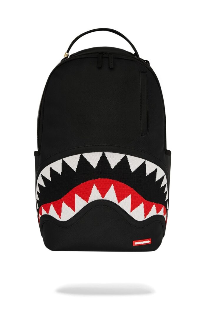 Zaino Sprayground FLY KNIT MOUTH DLX- SATIN BACKPACK Nero