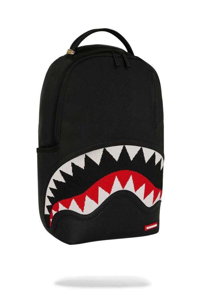 Zaino Sprayground FLY KNIT MOUTH DLX- SATIN BACKPACK Nero