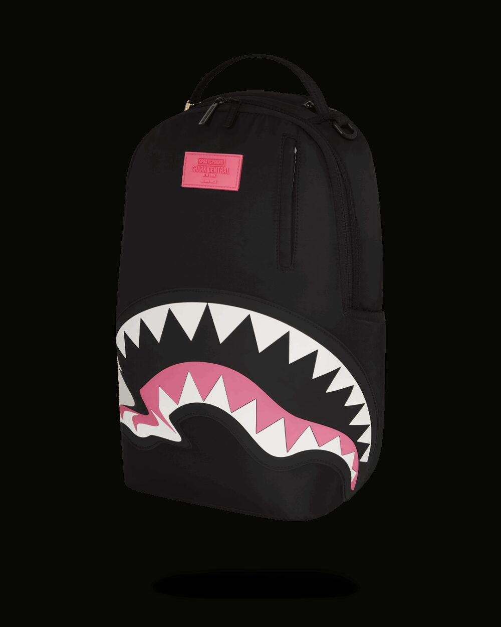 Zaino Sprayground SHARK CENTRAL NYLON BLACK PINK Nero - Rosa - Foto 5