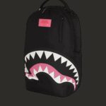 Zaino Sprayground SHARK CENTRAL NYLON BLACK PINK Nero - Rosa - Foto 5