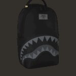 Zaino Sprayground SHARK CENTRAL NYLON BLACK Nero - Foto 2