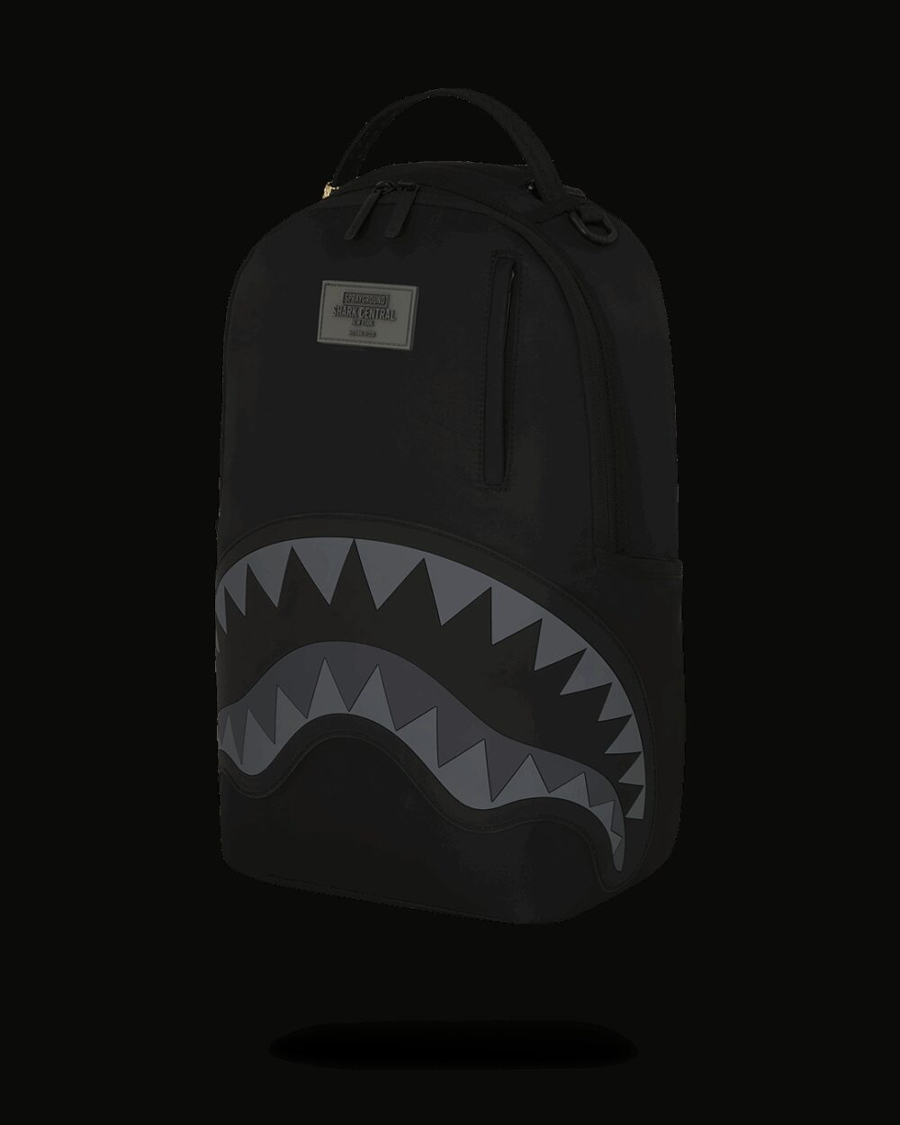 Zaino Sprayground SHARK CENTRAL NYLON BLACK Nero - Foto 5
