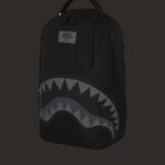 Zaino Sprayground SHARK CENTRAL NYLON BLACK Nero - Foto 5