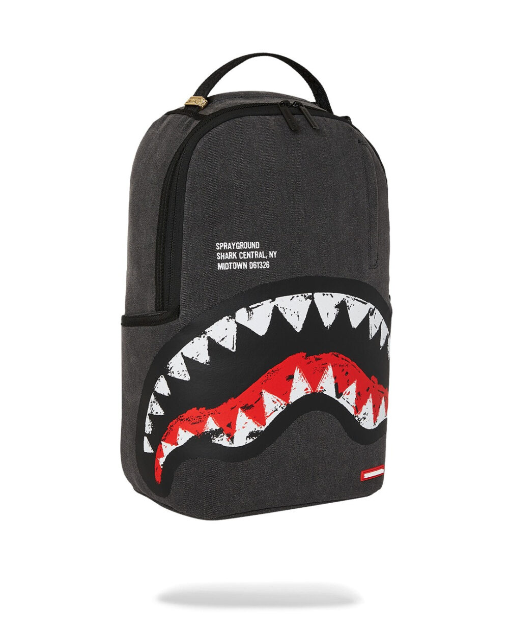 Zaino Sprayground SHARK CENTRAL PAINTED DLXS BACKPACK Nero - Foto 2