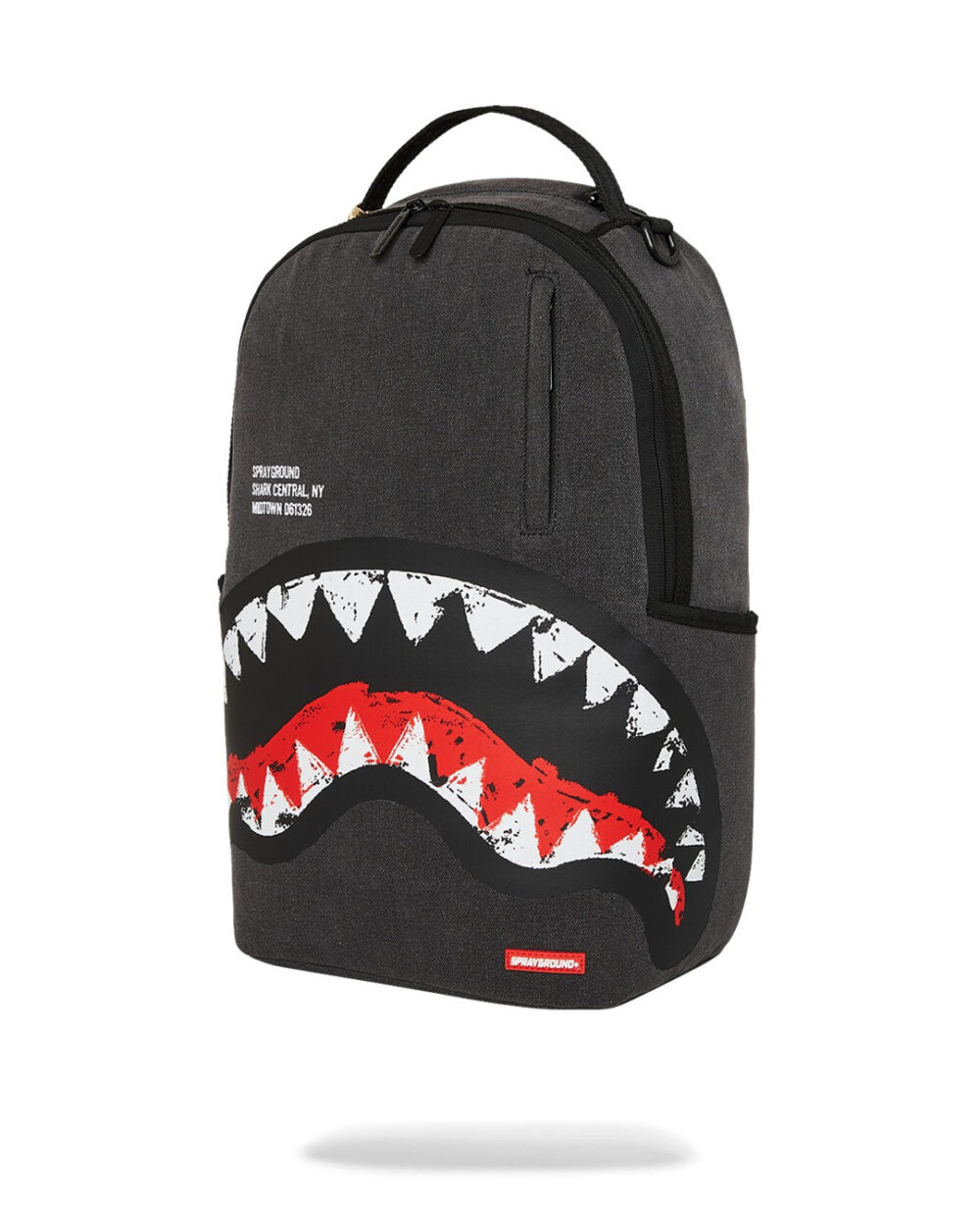 Zaino Sprayground SHARK CENTRAL PAINTED DLXS BACKPACK Nero - Foto 5
