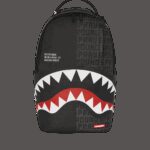Zaino Sprayground SHARK CENTRAL SPLIT INFINITY DLXSV BACKPACK Nero - Foto 1