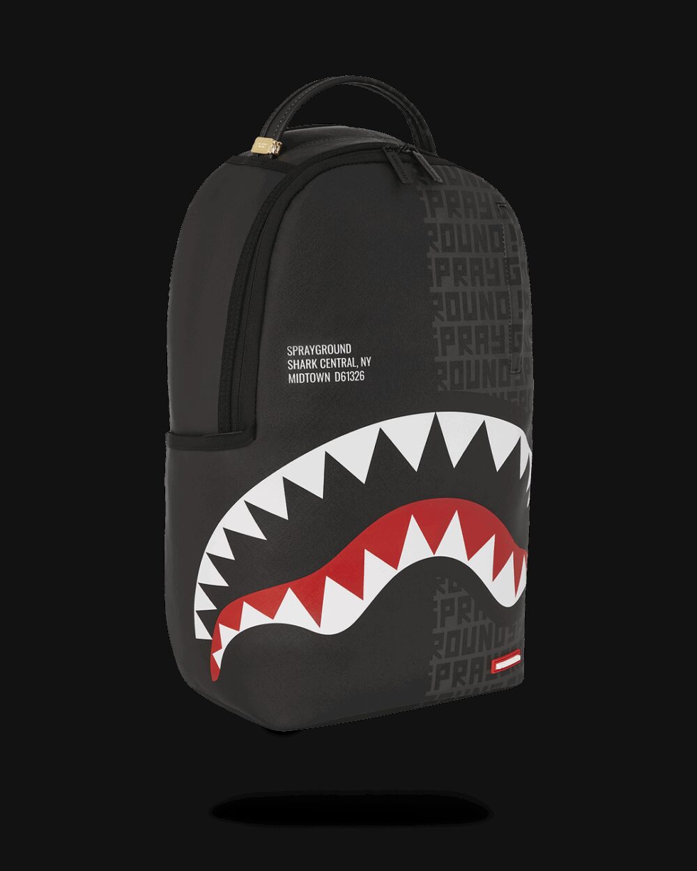 Zaino Sprayground SHARK CENTRAL SPLIT INFINITY DLXSV BACKPACK Nero - Foto 2