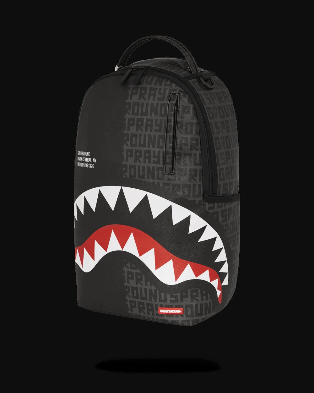 Zaino Sprayground SHARK CENTRAL SPLIT INFINITY DLXSV BACKPACK Nero - Foto 5