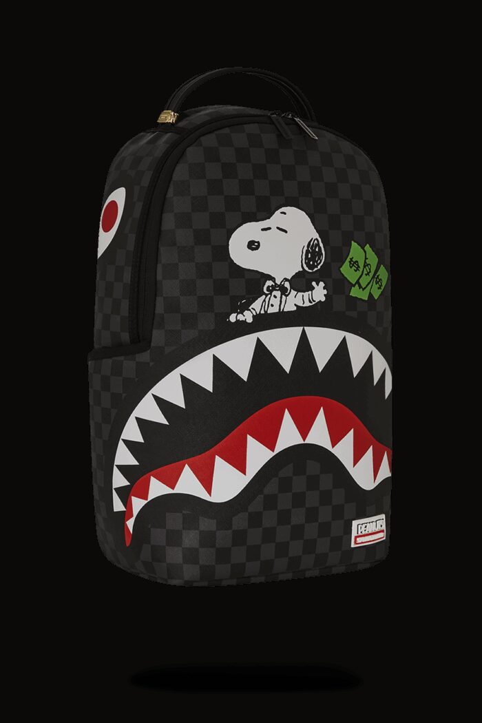 Zaino Sprayground SNOOPY TOP SHARK MONEY DLXSV BACKPACK Nero – 910B7741NSZ
