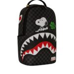 Zaino Sprayground SNOOPY TOP SHARK MONEY DLXSV BACKPACK Nero - Foto 2