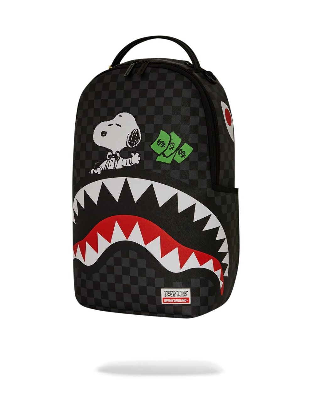 Zaino Sprayground SNOOPY TOP SHARK MONEY DLXSV BACKPACK Nero - Foto 5