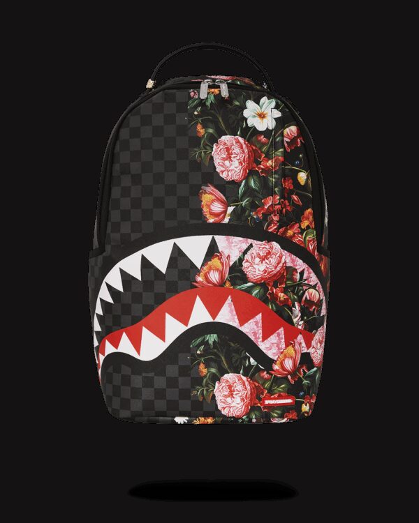 Zaino Sprayground SPLIT PINK FLORAL CHECK DLXSV BACKPACK Nero - Foto 1