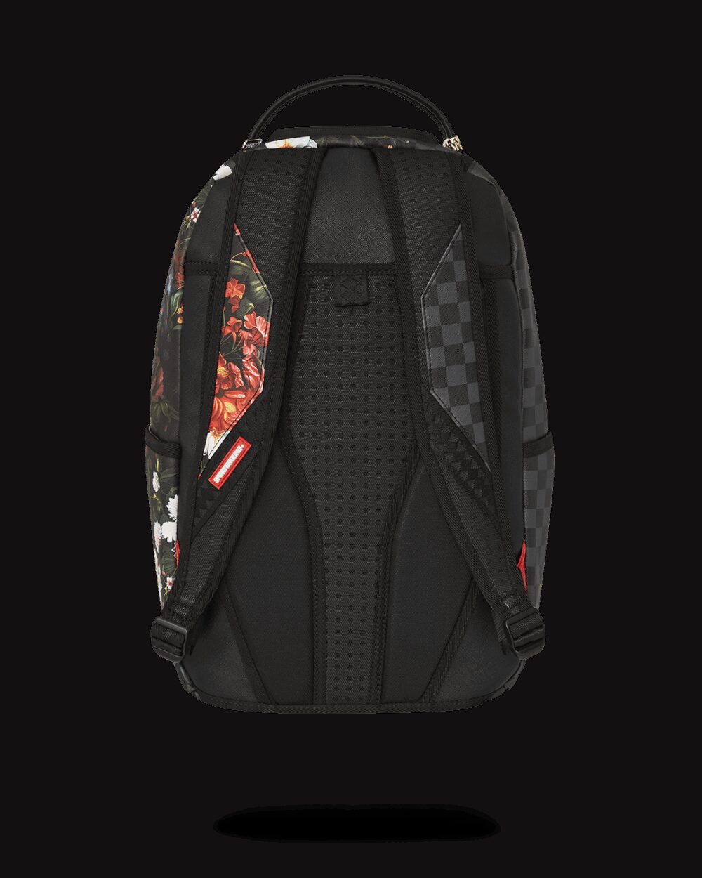 Zaino Sprayground SPLIT PINK FLORAL CHECK DLXSV BACKPACK Nero - Foto 4