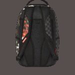 Zaino Sprayground SPLIT PINK FLORAL CHECK DLXSV BACKPACK Nero - Foto 4
