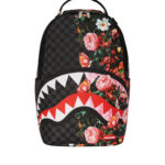 Zaino Sprayground SPLIT PINK FLORAL CHECK DLXSV BACKPACK Nero - Foto 1