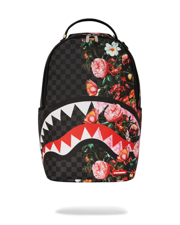 Zaino Sprayground SPLIT PINK FLORAL CHECK DLXSV BACKPACK Nero - Foto 1
