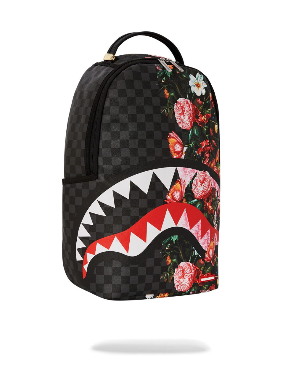 Zaino Sprayground SPLIT PINK FLORAL CHECK DLXSV BACKPACK Nero - Foto 2
