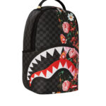Zaino Sprayground SPLIT PINK FLORAL CHECK DLXSV BACKPACK Nero - Foto 2