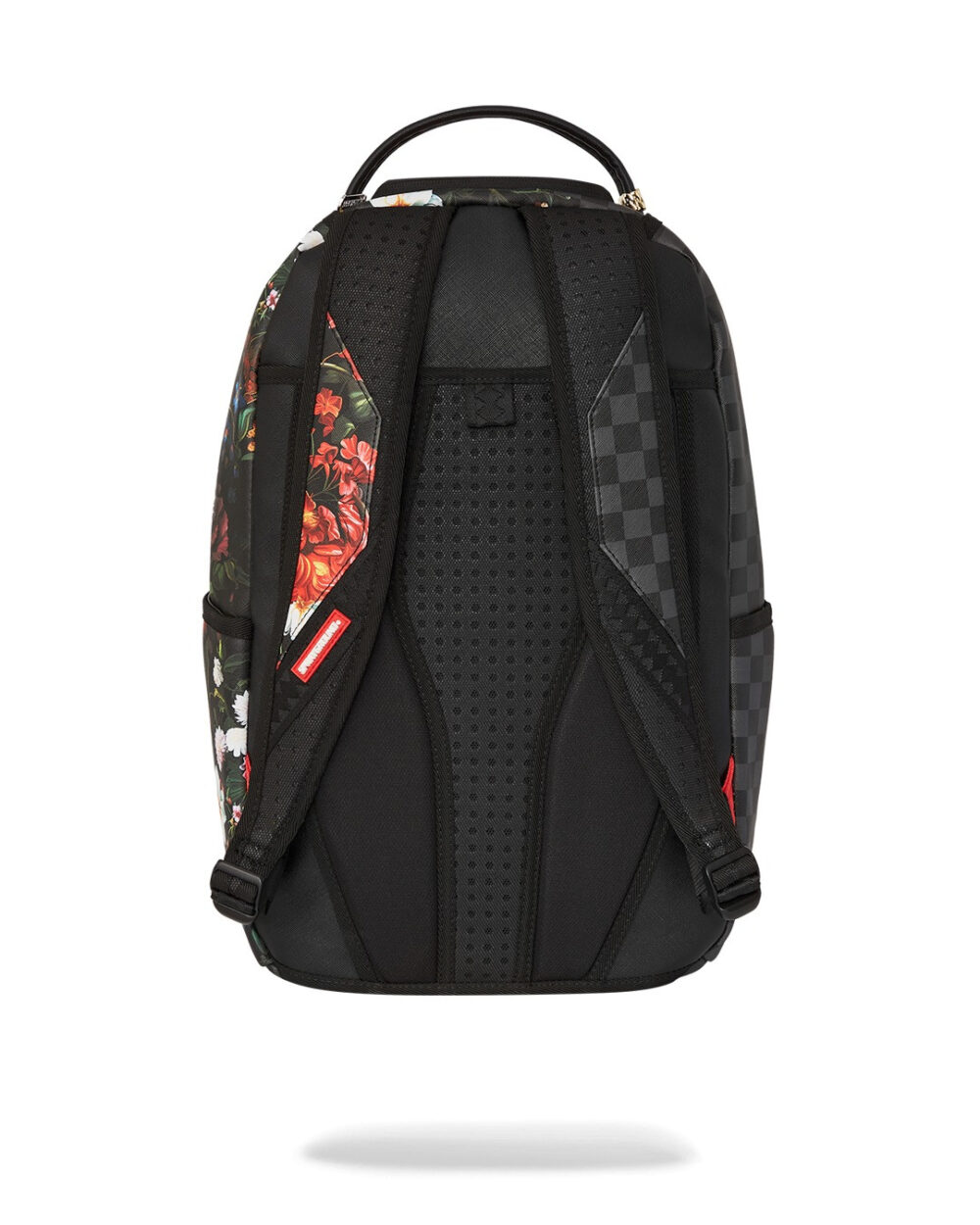 Zaino Sprayground SPLIT PINK FLORAL CHECK DLXSV BACKPACK Nero - Foto 4