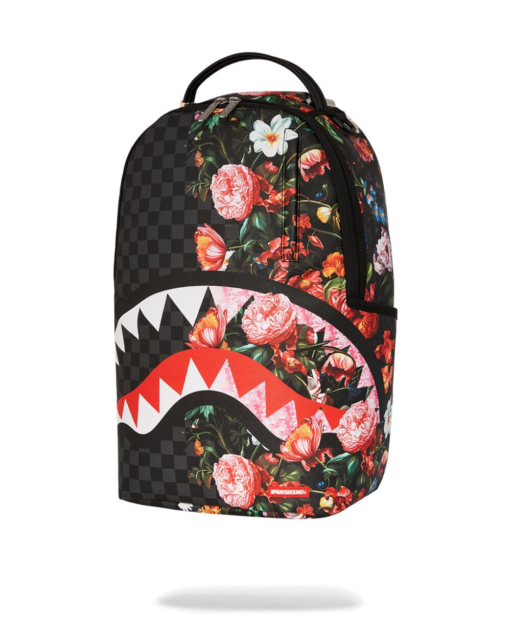 Zaino Sprayground SPLIT PINK FLORAL CHECK DLXSV BACKPACK Nero - Foto 5