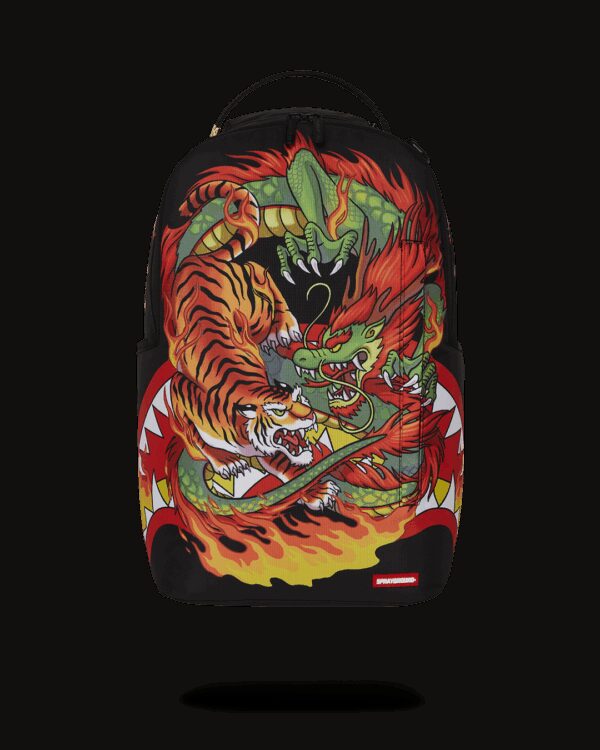 Zaino Sprayground TIGER VS DRAGON DLXR BACKPACK Nero - Foto 1