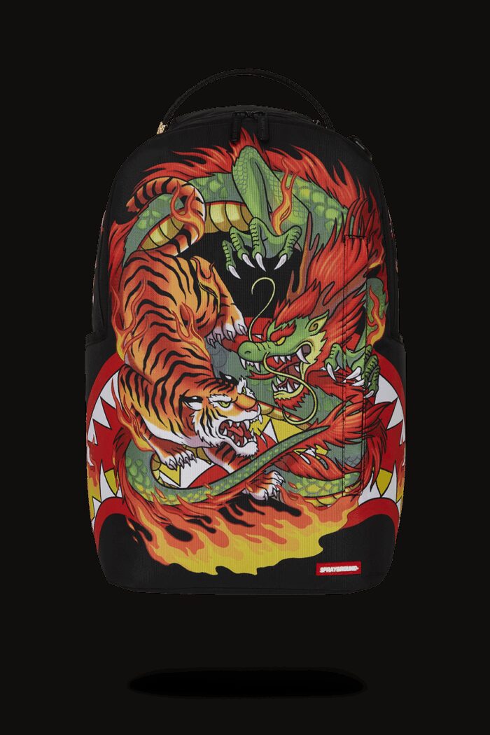 Zaino Sprayground TIGER VS DRAGON DLXR BACKPACK Nero