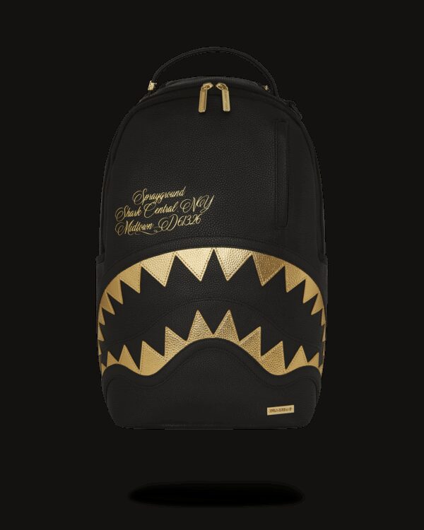 Zaino Sprayground SHARK CENTRAL GOLD DLXSV BACKPACK Oro - Foto 1