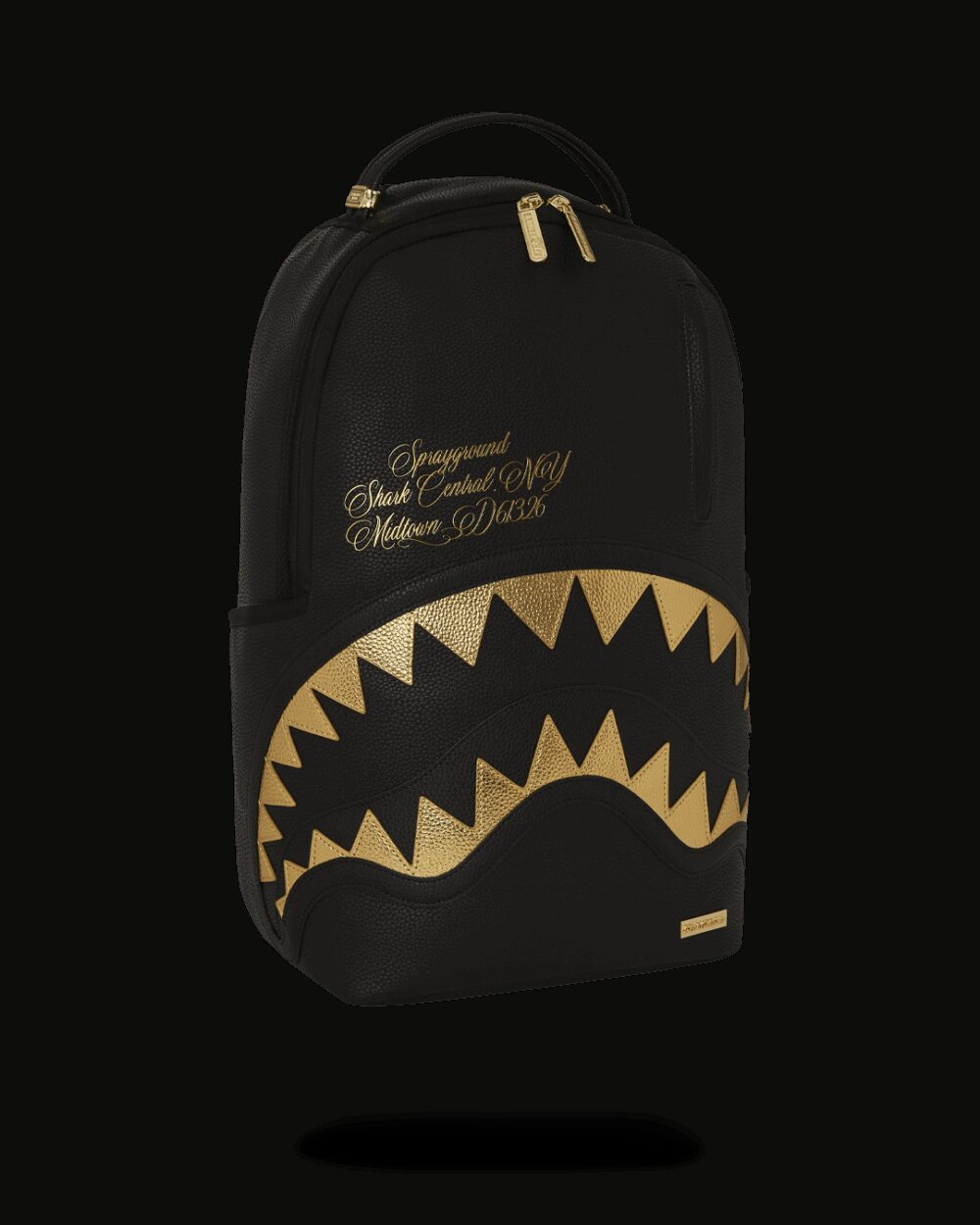 Zaino Sprayground SHARK CENTRAL GOLD DLXSV BACKPACK Oro - Foto 2