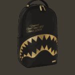 Zaino Sprayground SHARK CENTRAL GOLD DLXSV BACKPACK Oro - Foto 2