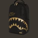 Zaino Sprayground SHARK CENTRAL GOLD DLXSV BACKPACK Oro - Foto 5