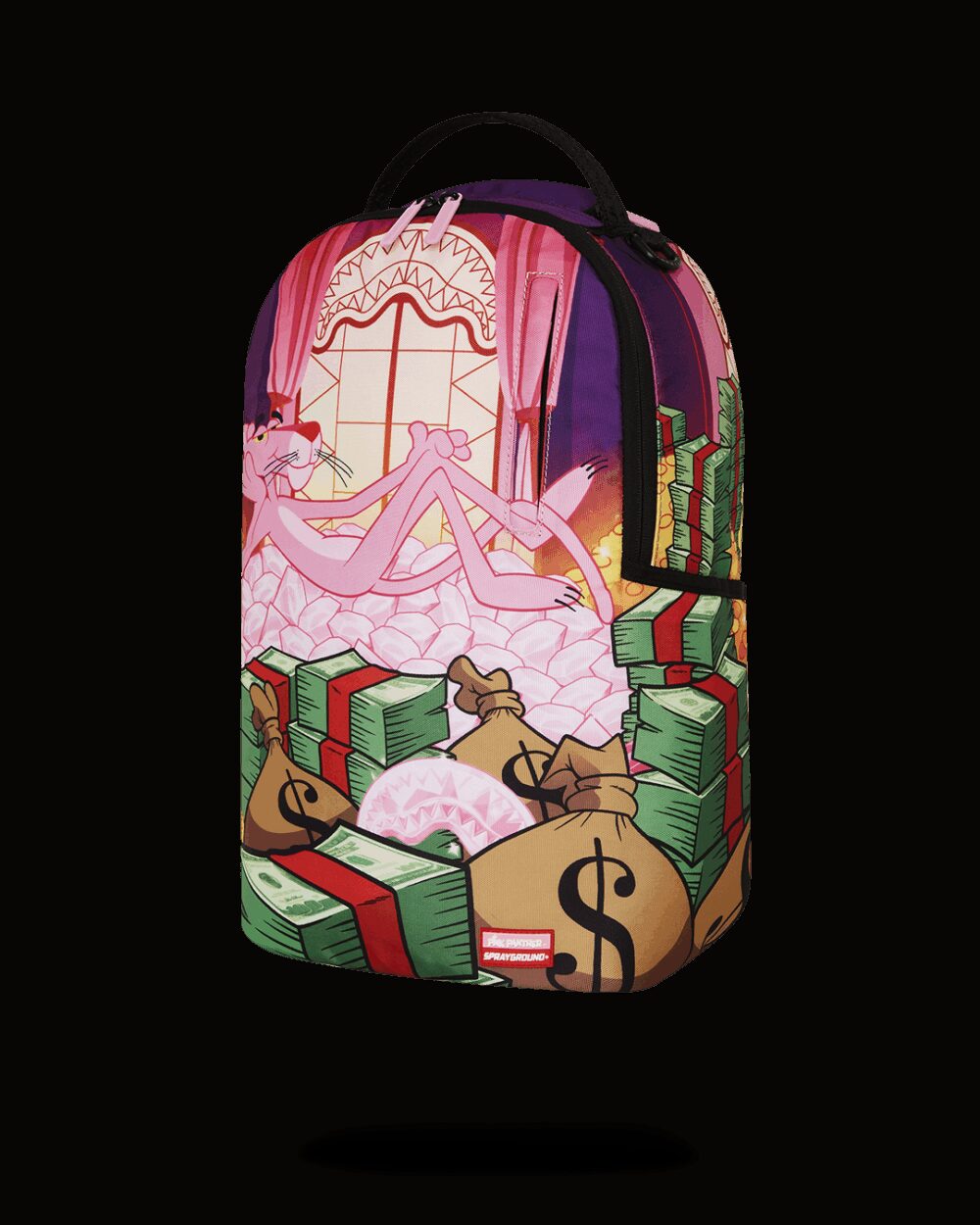 Zaino Sprayground PINK PANTHER MONEY STASH DLXR BACKPACK Rosa - Foto 5