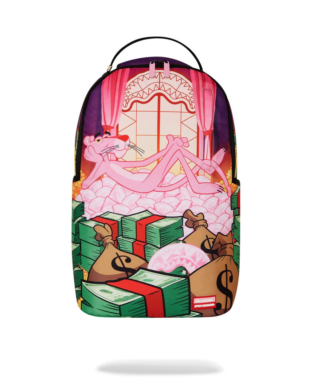 Zaino Sprayground PINK PANTHER MONEY STASH DLXR BACKPACK Rosa - Foto 1