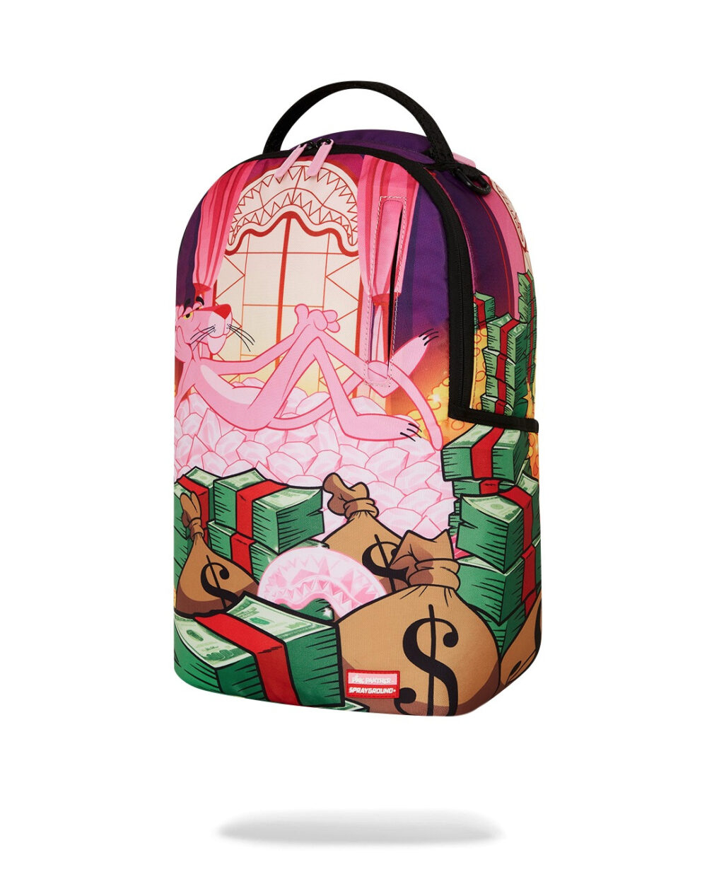 Zaino Sprayground PINK PANTHER MONEY STASH DLXR BACKPACK Rosa - Foto 5