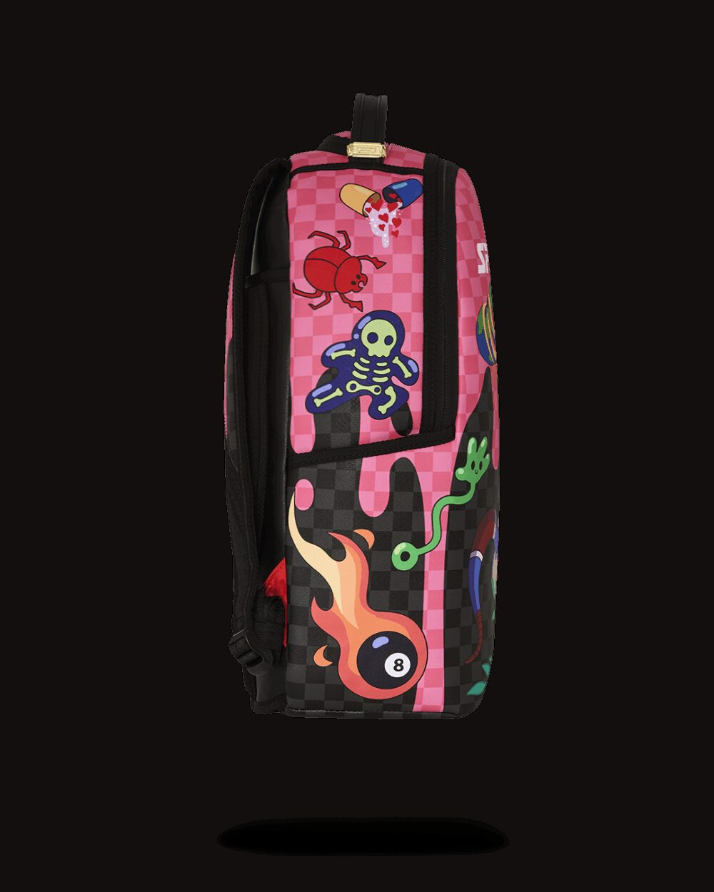 Zaino Sprayground WTF SKULL DRIP DLXSV BACKPACK Rosa - Foto 3