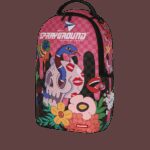 Zaino Sprayground WTF SKULL DRIP DLXSV BACKPACK Rosa - Foto 5