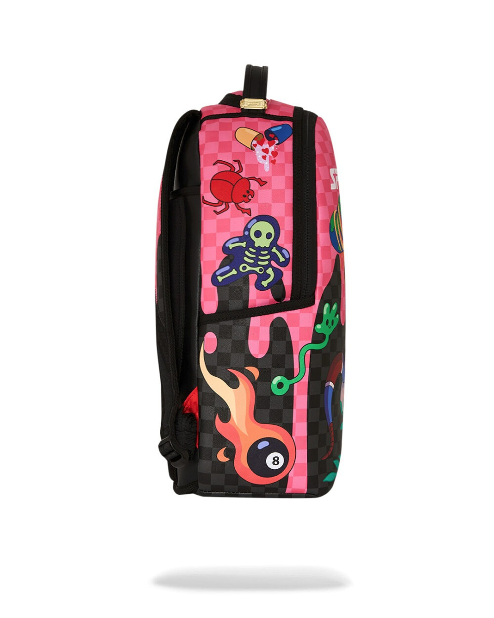 Zaino Sprayground WTF SKULL DRIP DLXSV BACKPACK Rosa - Foto 3