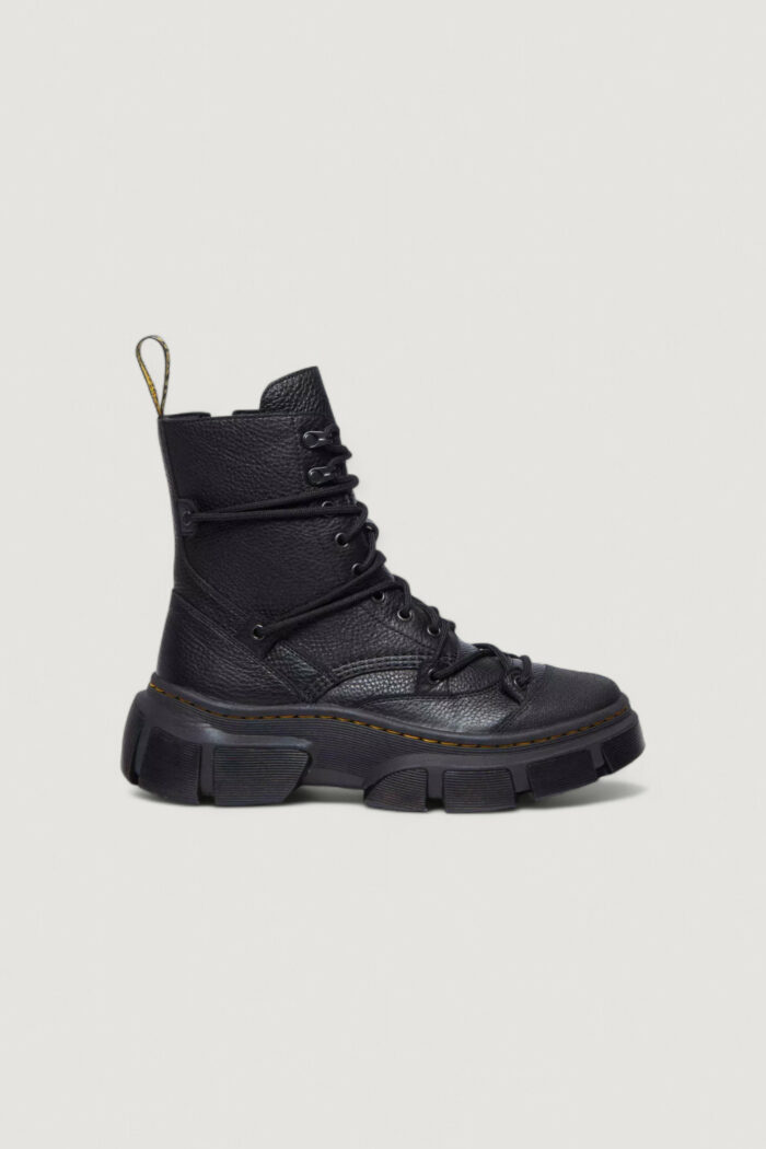 Anfibi Dr. Martens Dmxl Lace Lunar+Rubber Grained Leather Nero – 41646001