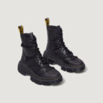Anfibi Dr. Martens Dmxl Lace Lunar+Rubber Grained Leather Nero - Foto 4
