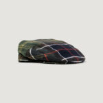 Berretto Barbour GALLINGALE TARTAN FLAT CAP Verde Scuro - Foto 1