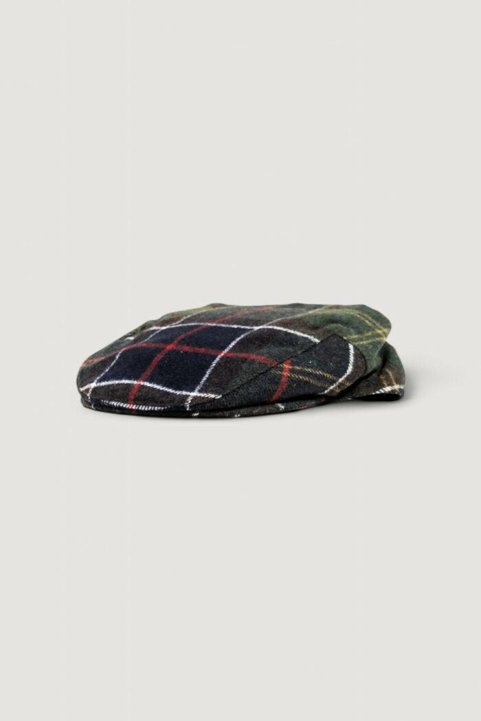 Berretto Barbour GALLINGALE TARTAN FLAT CAP Verde Scuro – MHA0558